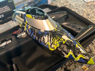 BRAND NEW BEZGAR TX123 Remote Control Boats - Fast Speed RC Boat 32+ KPH with Suitcase for Lakes & Pools & Salt Water RC BOAT