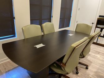 Conference Table With 6 Chairs