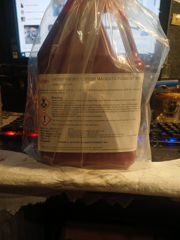 DTG Dupont Artistri Brite P5200 Magenta 2L