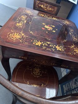 Authentic antique Italian game table