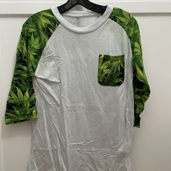Pot Leave Baseball Tee