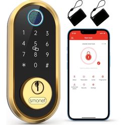 New Smonet Smart Lock With Fingerprint And IC Fobs