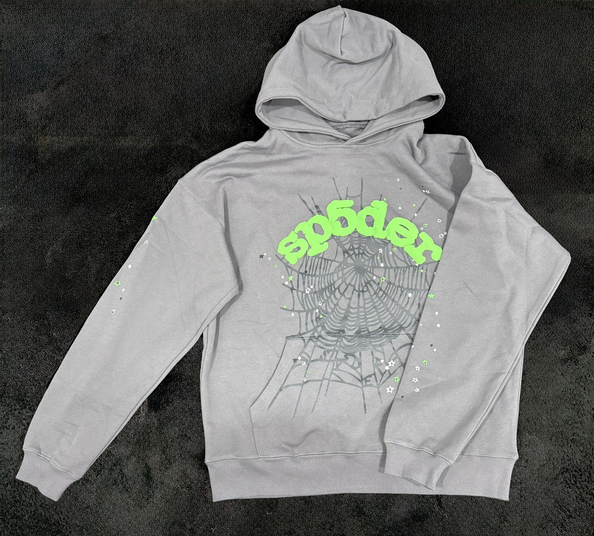 Spider hoodie “slate Grey “ (m)