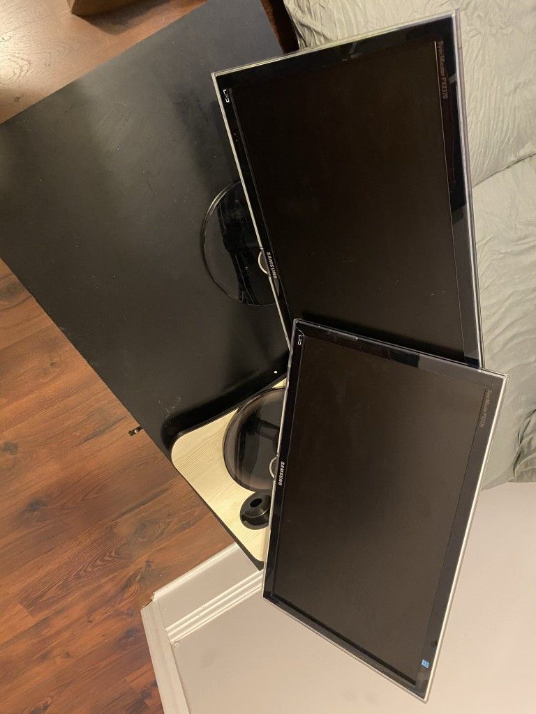 Two Computer Monitors 23"