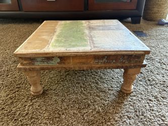 Tea Table Handcrafted 
