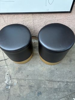 Round ottoman soft