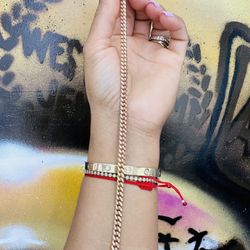 14k Solid Cuban Bracelet