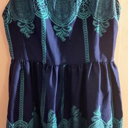 Up By Ultra Pink Women's Boho Western Sleeveless Mini Dress 