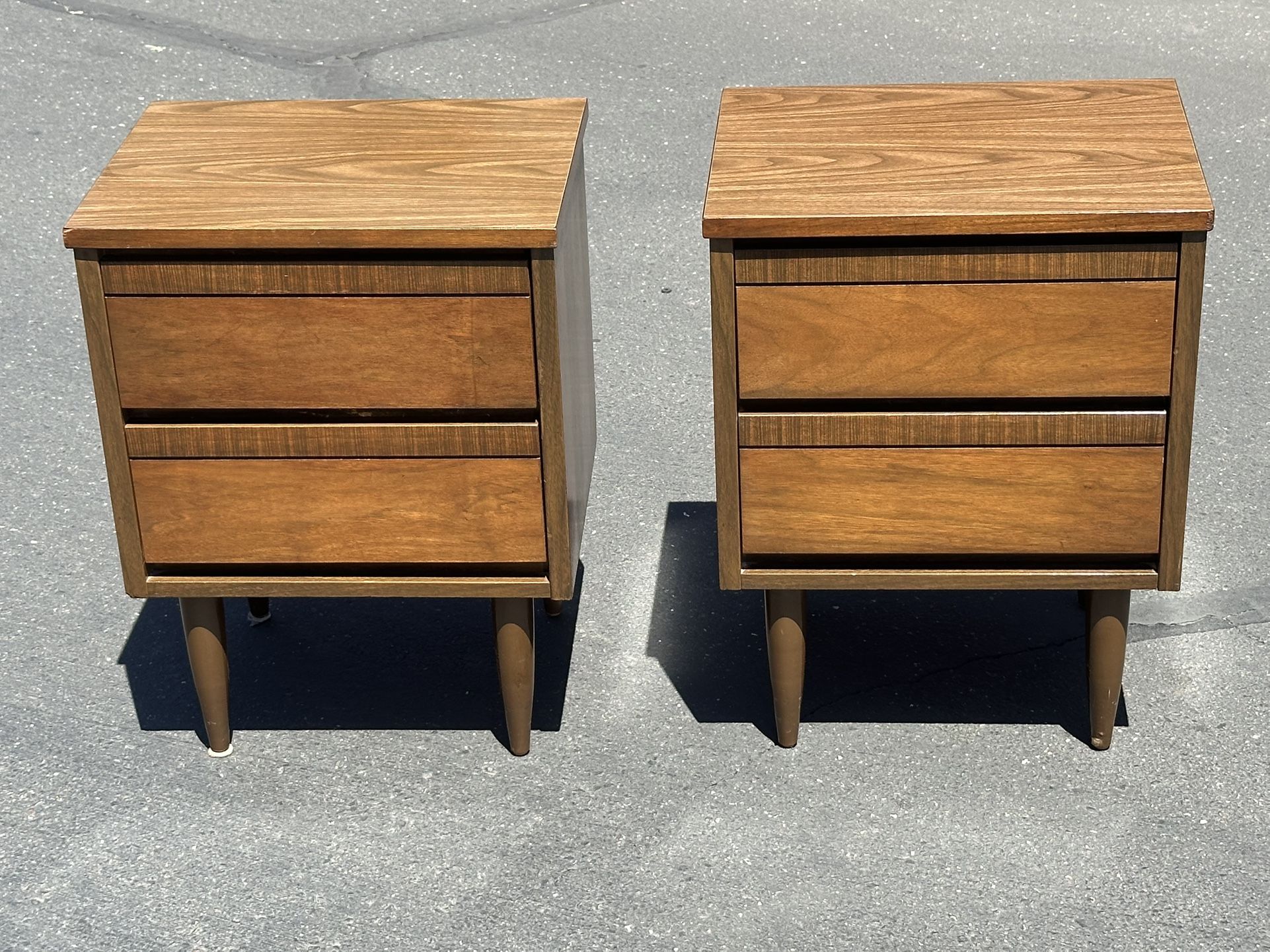 Vintage Nightstands- Mid Century