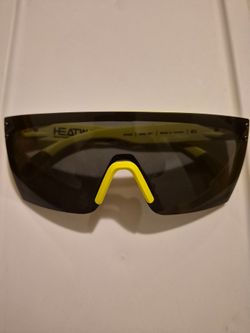 Heatwave Lazer Face Yellow Sunglasses