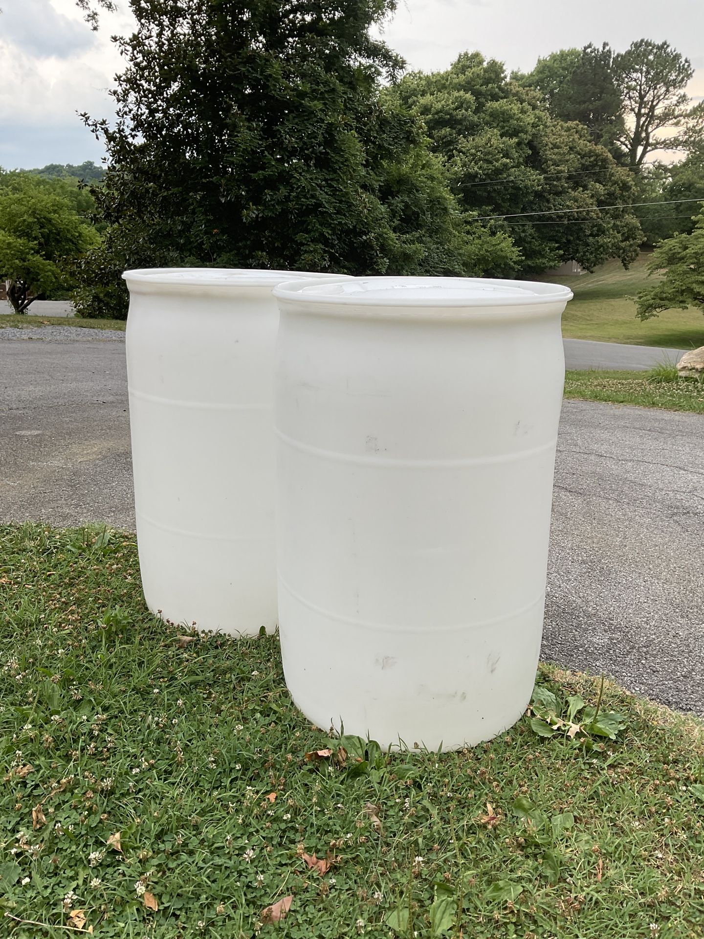 Plastic Barrel $25 Each