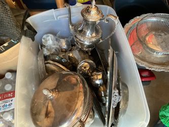 Antique silver plated pieces