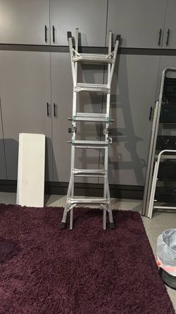 Werner Aluminum Adjustable Multi Position Ladder