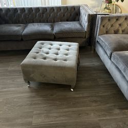Couch Set with Ottoman