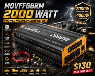 2000 Watt Power Inverter Converter,