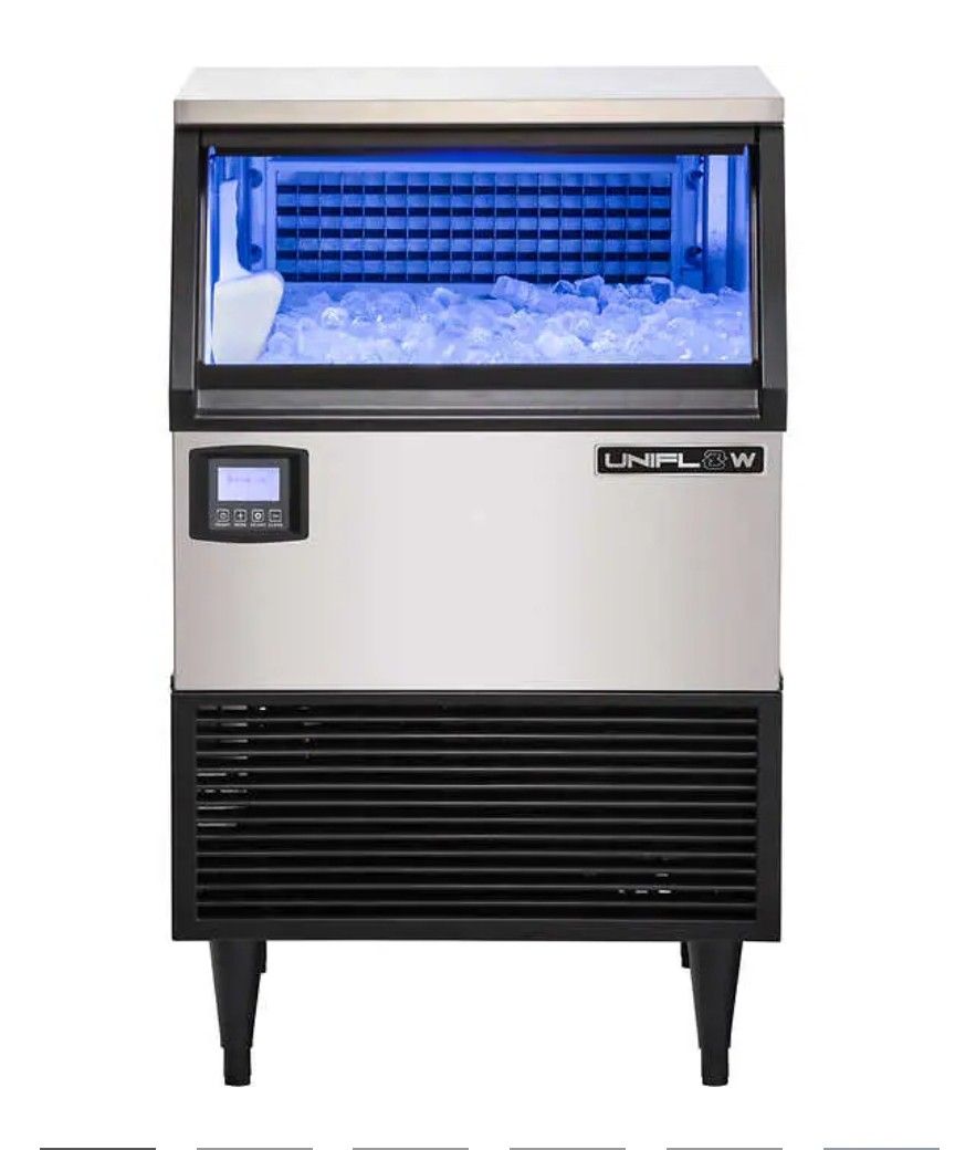 🚨 Uniflow UIM225NB Intelligent Series Self-Contained Commercial Ice Machine, 75 lb Ice Storage Capacity, Stainless Steel