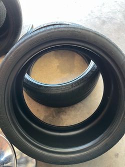 It’s and tire the model is Michelin the color is black