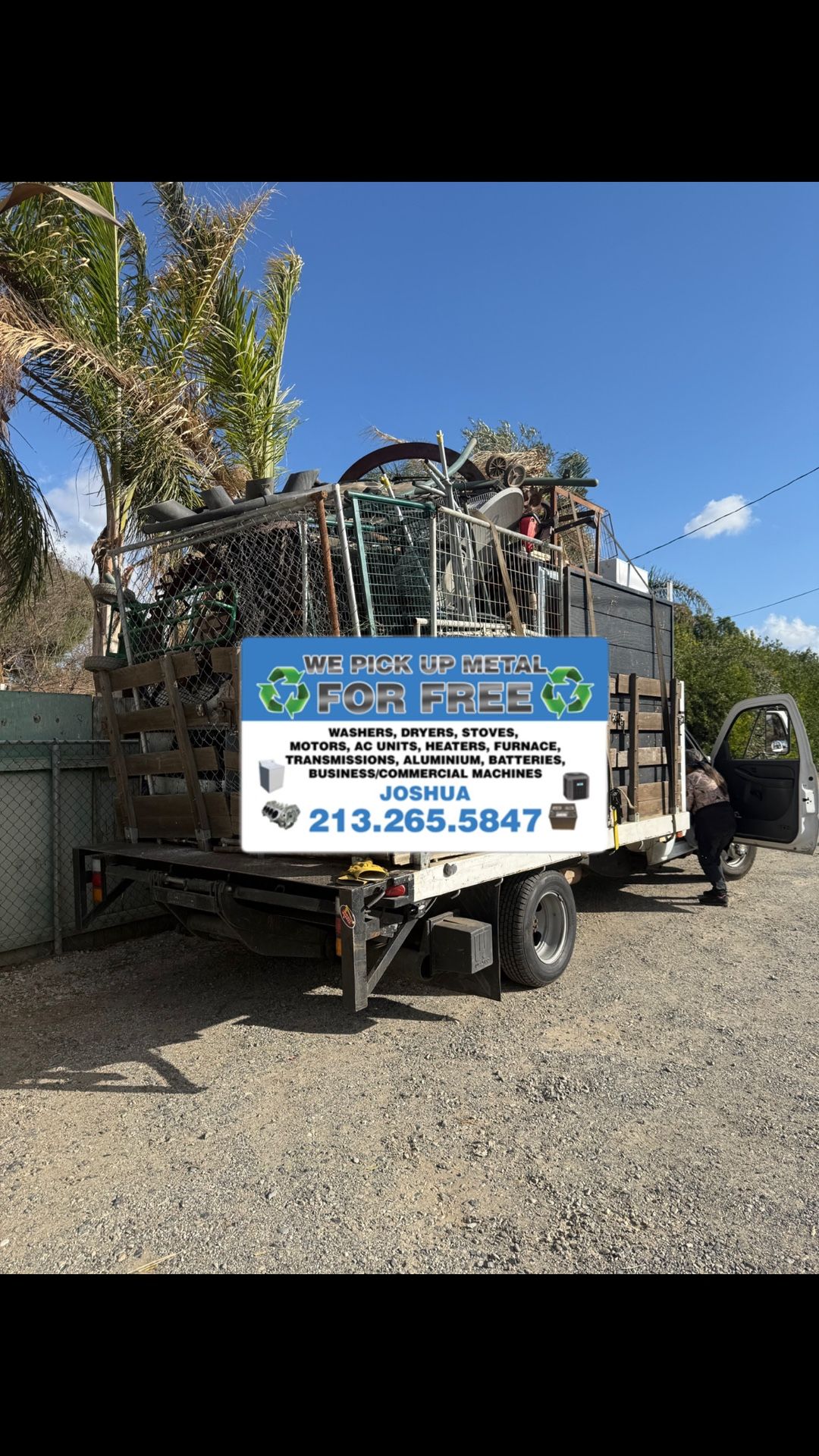 Free Metal …. Picking Up Scrap All Over Riverside County ?,?,!!