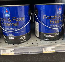 Cement FLOOR Paint 2 gallon $50/ Sherwin Williams/ Tan- NEW / Worth $200