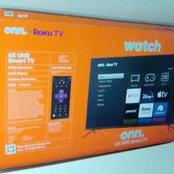 Onn 55" Inch Smart Roku TV 4k 