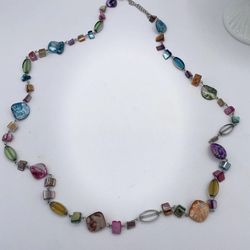Shell Stone Bread Necklace