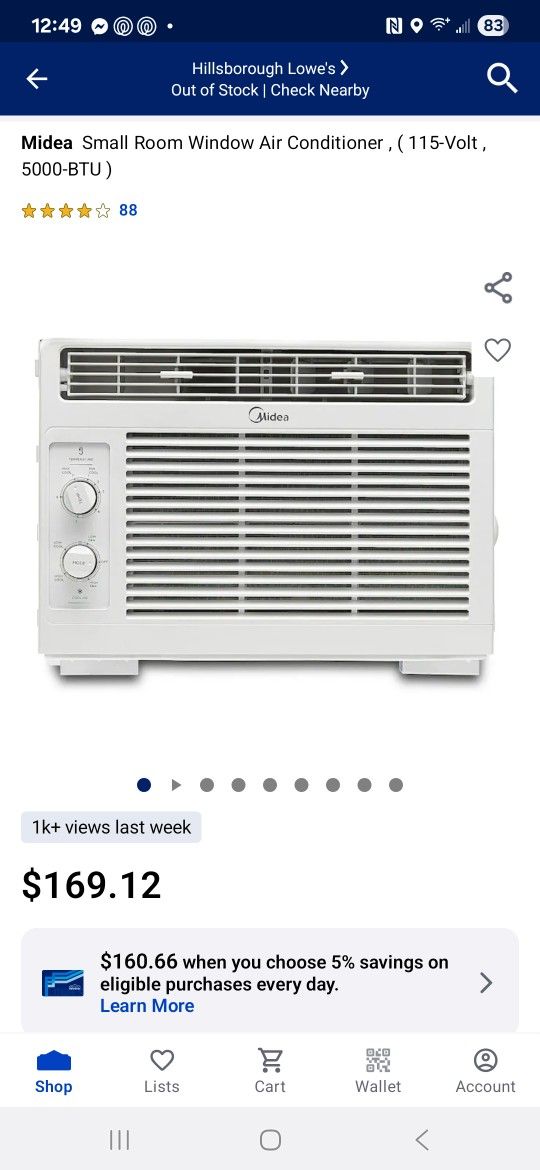 Midea WINDOW AC