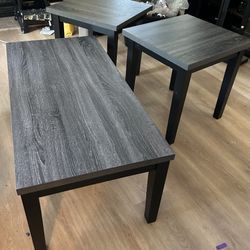 Coffee Table And 2 Matching Sides