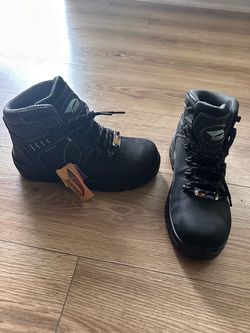 Avenger Work Boots Black Lace-Up