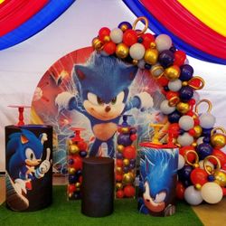 Sonic Party Decor