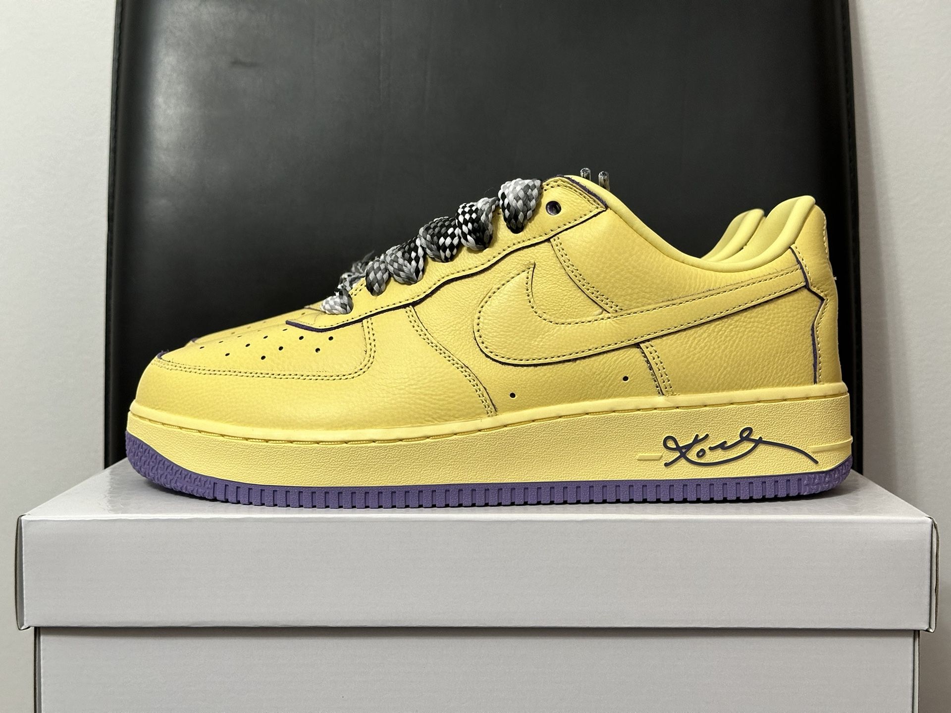 Nike Kobe Protro Air Force Soft Yellow Mamba Mentality Size 13