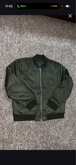 1 Left! XL Abercrombie Suede Jacket