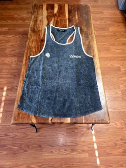 Darc Sport Gray/Black Washed Muscle Tank-Top