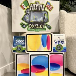 10.9” Apple iPad WiFi 64gb 10th Gen latest model floor model 