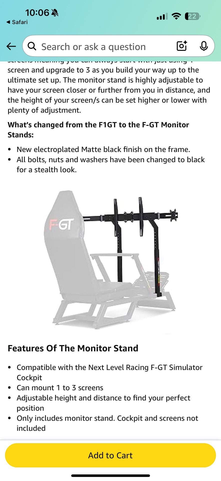 NLR-A006 Monitor Stand