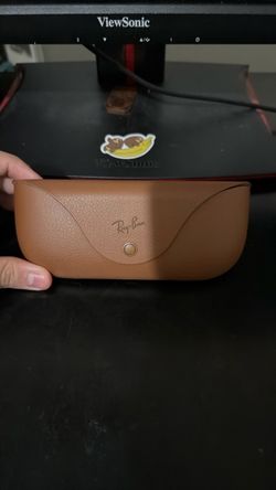 Meta Ray-Ban Gen2  Sunglasses Case Brown Leather
