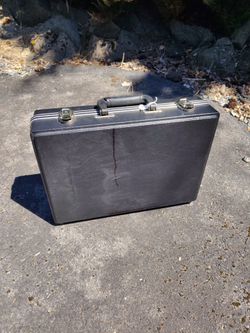 Vintage black hard case