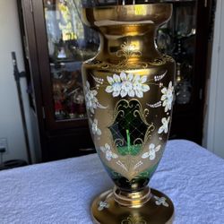 Flower Vase  Bohemian  rococo  Czech