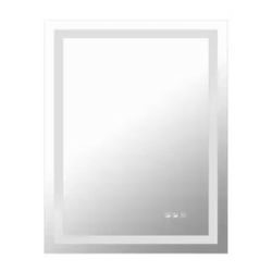 Glacier Bay 24 in. W x 32 in. H Rectangular Frameless Anti-Fog LED Light Wall Bathroom Vanity Mirror