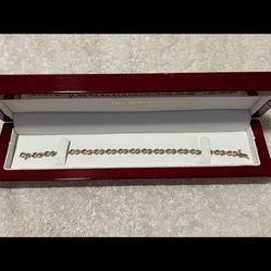 Infinity Tennis Diamond Bracelet
