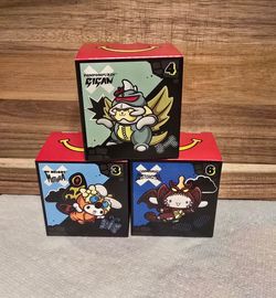 Hello Kitty Godzilla McDonald Happy Meals #3 #4 #6