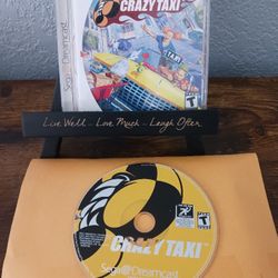 Crazy Taxi (Sega Dreamcast, 2000) ●Complete ●Mint ●New Jewel Case ●Retro ●Fun