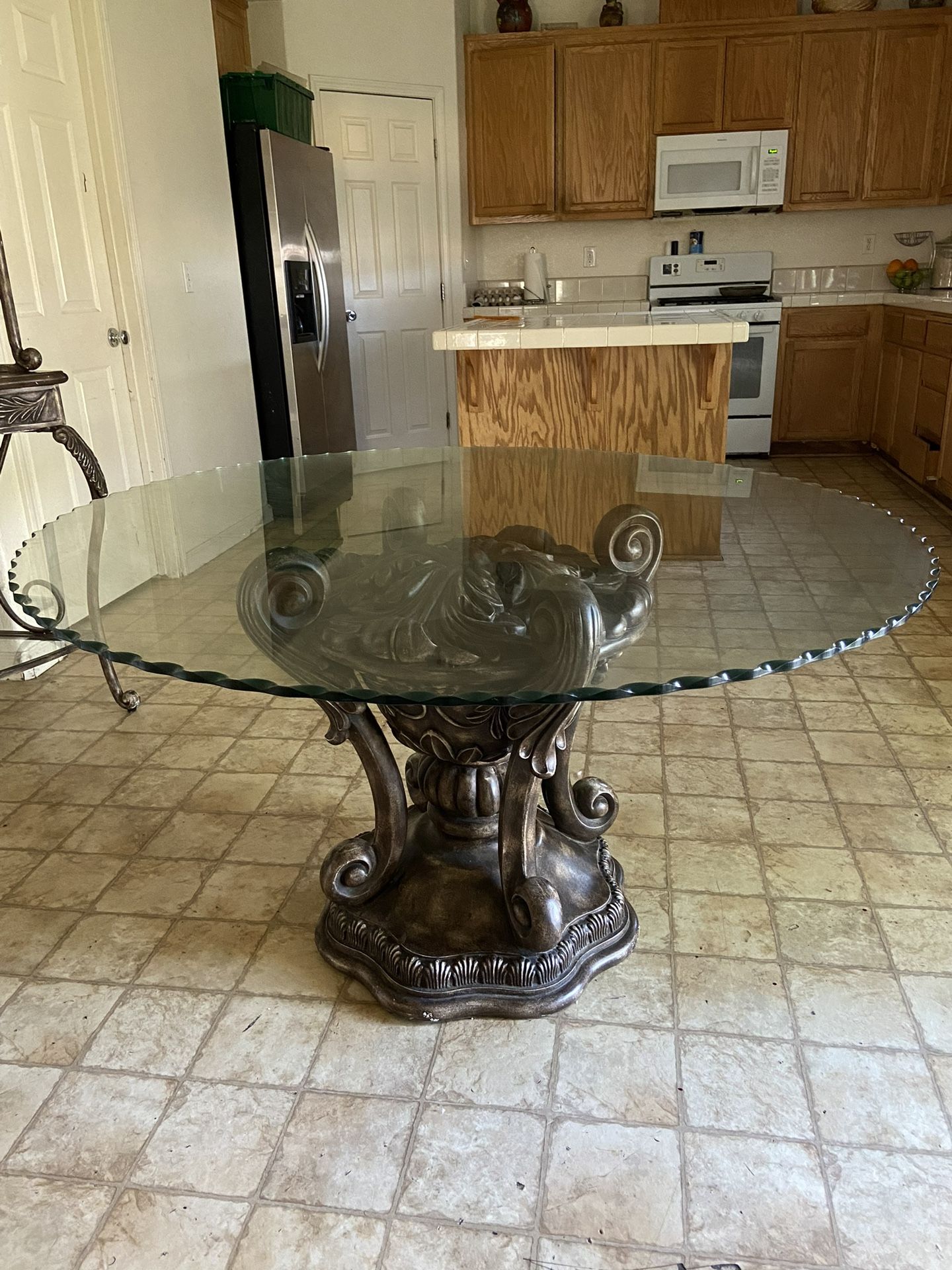 Glass Dining Table 