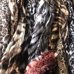 Animal Print Scarfs $3 Ea