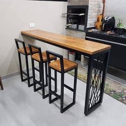 Benches And Tables With Chairs