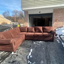Brown Sectional Sofa