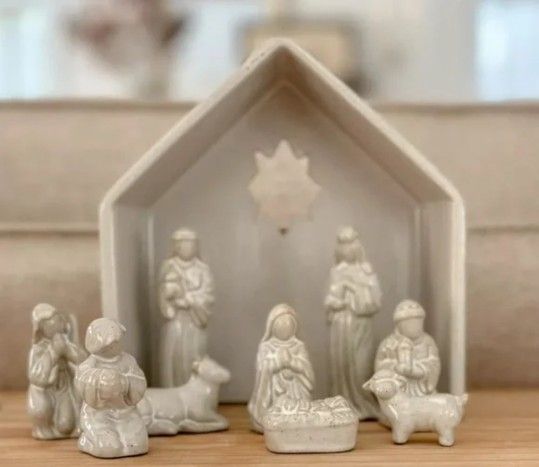 Ceramic Nativity Set