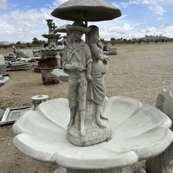 New Water Fountain Made Out Of Cement Perfect Gift 