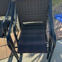 6 Patio Chairs 