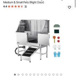 Stainless Steel Dog Washing Station