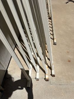 Free pool gates/w 2 hinged doors